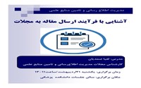 کارگاه آشنایی با فرایند ارسال مقاله به مجلات 